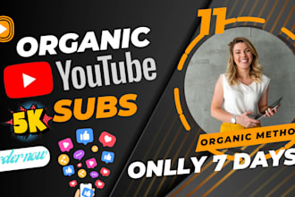 provide organic youtube channel watch, subs for monetization