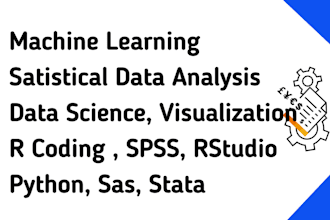 do statistical data analysis, r coding, spss, matlab, python programming