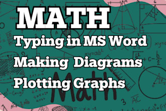 type math, make diagrams and plot graphs professionally