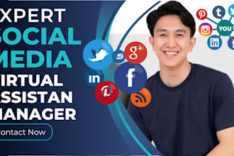 be your personal virtual assistant and social media manager