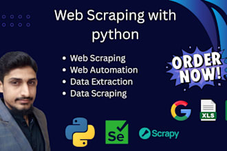 develop python automation bots, web scraping , discord bots