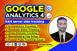 setup google analytics 4, ads conversion tracking with GTM, and ga4 ecommerce