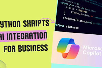 develop python scripts for automation and ai with copilot integration