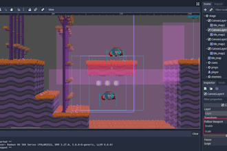 godot map,gdscripts,blueprints,environment and terrain design in godot engine