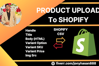 convert vendor file into shopify csv to bulk import products