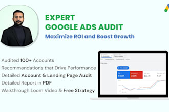 conduct a detailed google ads audit for ROI growth
