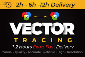 do vector tracing or convert to vector quickly