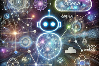 do azure openai, ai chatbot, langchain, vector embedding