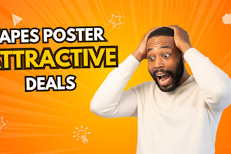 create a fantastic unique beautiful vape deal poster design