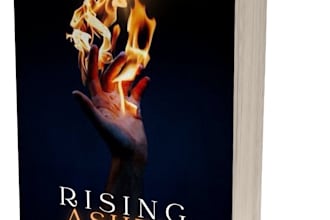 design a book cover with stunning visuals and typography