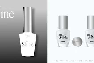 do creative design eyelashes skincare logo design and product design