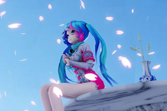 rig and convert any model to mmd format