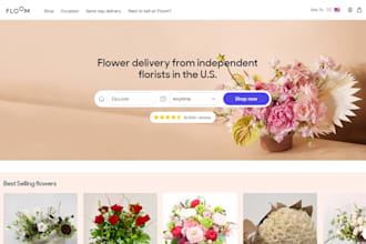 design flower shopify store flower website flower shopify store florist website