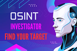 be your private investigator, osint expert, detective, and background checker