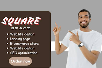 do professional squarespace website design, online store setup, redesign service