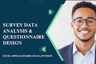 do survey data analysis and questionnaire design