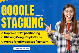 improve SEO positioning with google stacking, entity stacking for local search