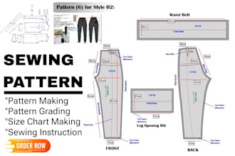 create 3d fashion patterns and 3d garment in clo3d sewing mockup