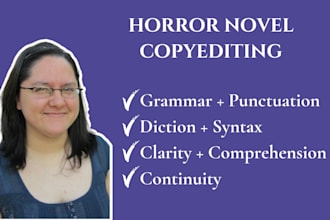 copyedit your horror book