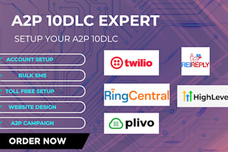 do a2p 10dlc registration for twilio, gohighlevel campaign ringcentral tcr IVR