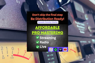 deliver loud, clear masters without sacrificing your vibe