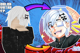 turn your roblox avatar into roblox pfp anime style