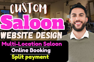 create salon website, spa website, hair extension, cosmetic, beauty website
