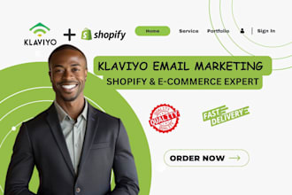 setup klaviyo email marketing flows for shopify or ecommerce store