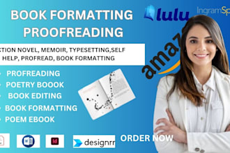 edit, proofread, format, self help, nonfiction memoir novel book, children book