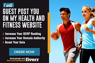 publish your health and fitness guest post on my personal website
