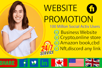 promote your business website amazon product book crypto online store link