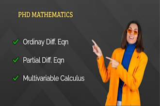 assist in ordinary partial differential equation multivariable calculus ode pde