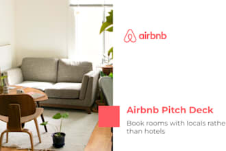 design airbnb pitch deck slide deck real estate presentation with infographics