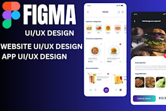 do figma website ui ux, mobile app ui ux, figma website design, ui ux design