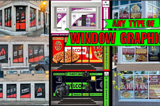 create signage,printable billboard,shopfront, storefront,yard,decal,windowdesign