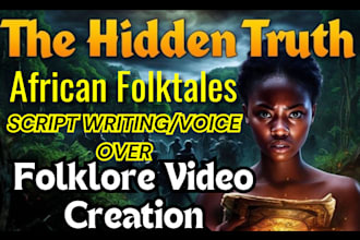 create catchy remarkable mind blowing ai african folktale story video for you