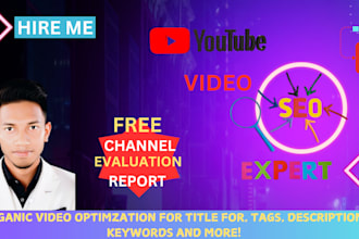do youtube video SEO optimization and channel growth manager