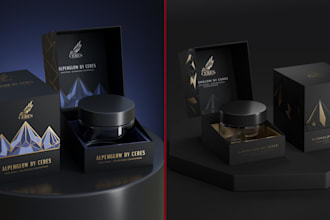 create a cosmetic and beauty product logo design