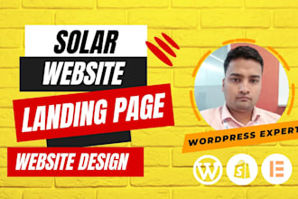 design a mobile responsive solar website design