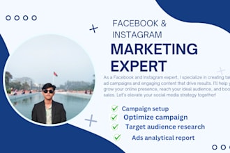 manage and run targeted facebook and instagram ad campaigns