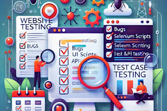 do manual and automate test for your web app