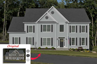 change colors of your house, exterior or interior paint