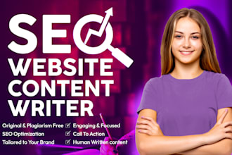 be your SEO website content writer for quality copy