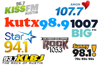 advertise and airplay your song on austin, san diego radio