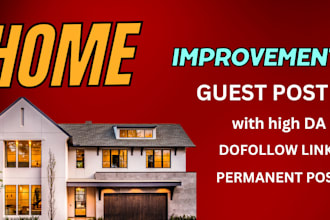 publish home improvement guest post with quality guest post