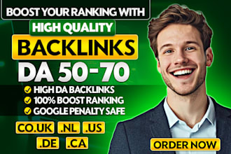 make da 50 plus dutch nl, german de, uk, usa, seo backlinks