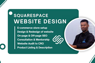design squarespace redesign online squarespace website USA local SEO citation