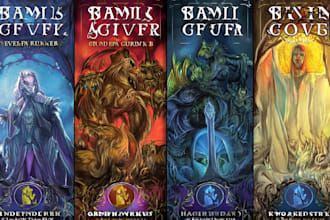 make professional fantasy book cover design,ebook cover