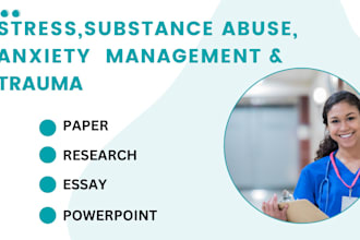 research n write stress,anxiety management papr,prevention,control measures essy