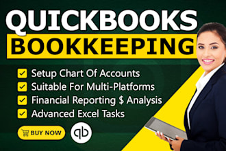 do quickbooks online bookkeeping, quickbooks set up and quickbooks clean up